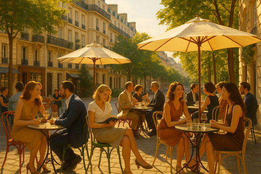 Terrasse à la française : un art de vivre entre Histoire, soleil et conversations