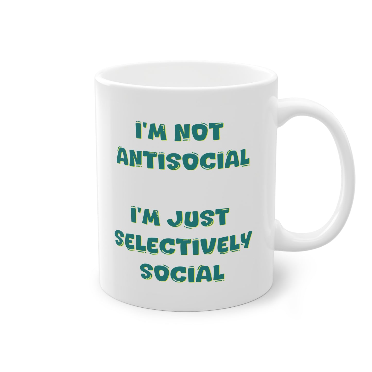Mug humoristique antisocial – cadeau original et pas cher
