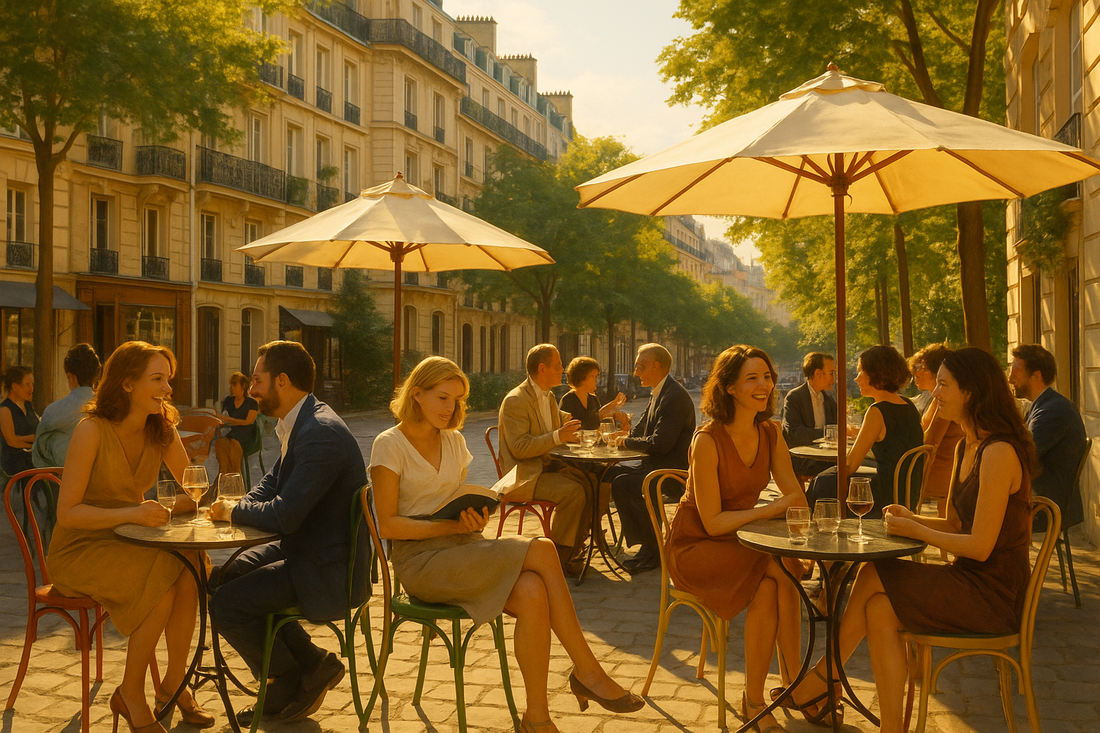Terrasse à la française : un art de vivre entre Histoire, soleil et conversations