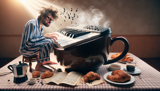 Un mug piano pas cher pour pianiste fauché mais génial au petit-déj