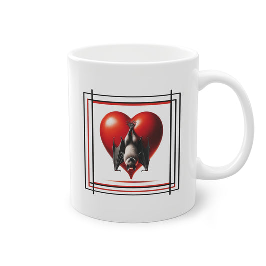 Mug chauve-souris cœur - Cadeau Saint-Valentin