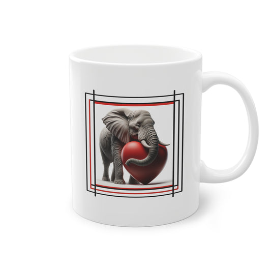 Mug avec Éléphant Design Moderne - Tasse Originale cadeau parfait