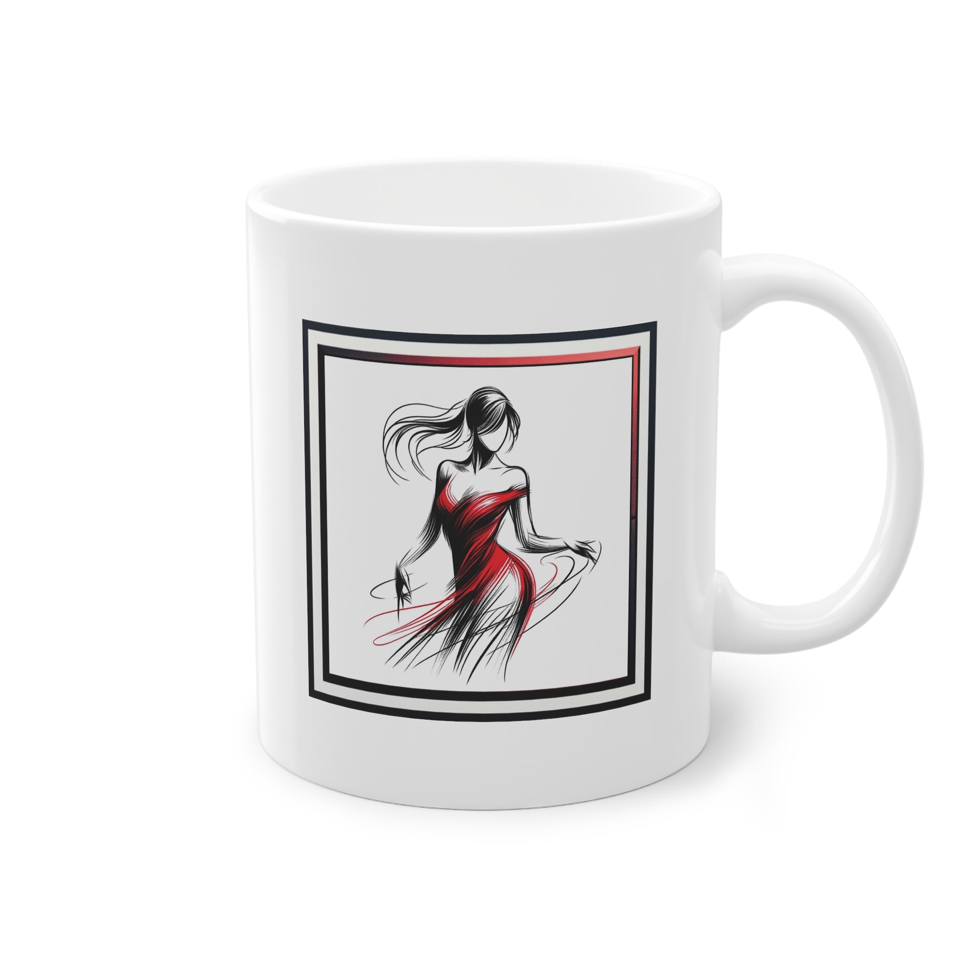 Danseuse Salsa sur Mug – Cadeau Art