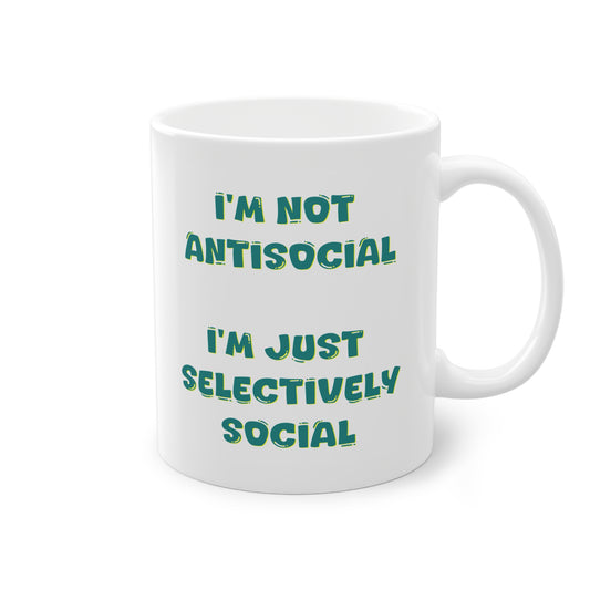 Mug humoristique antisocial – cadeau original et pas cher