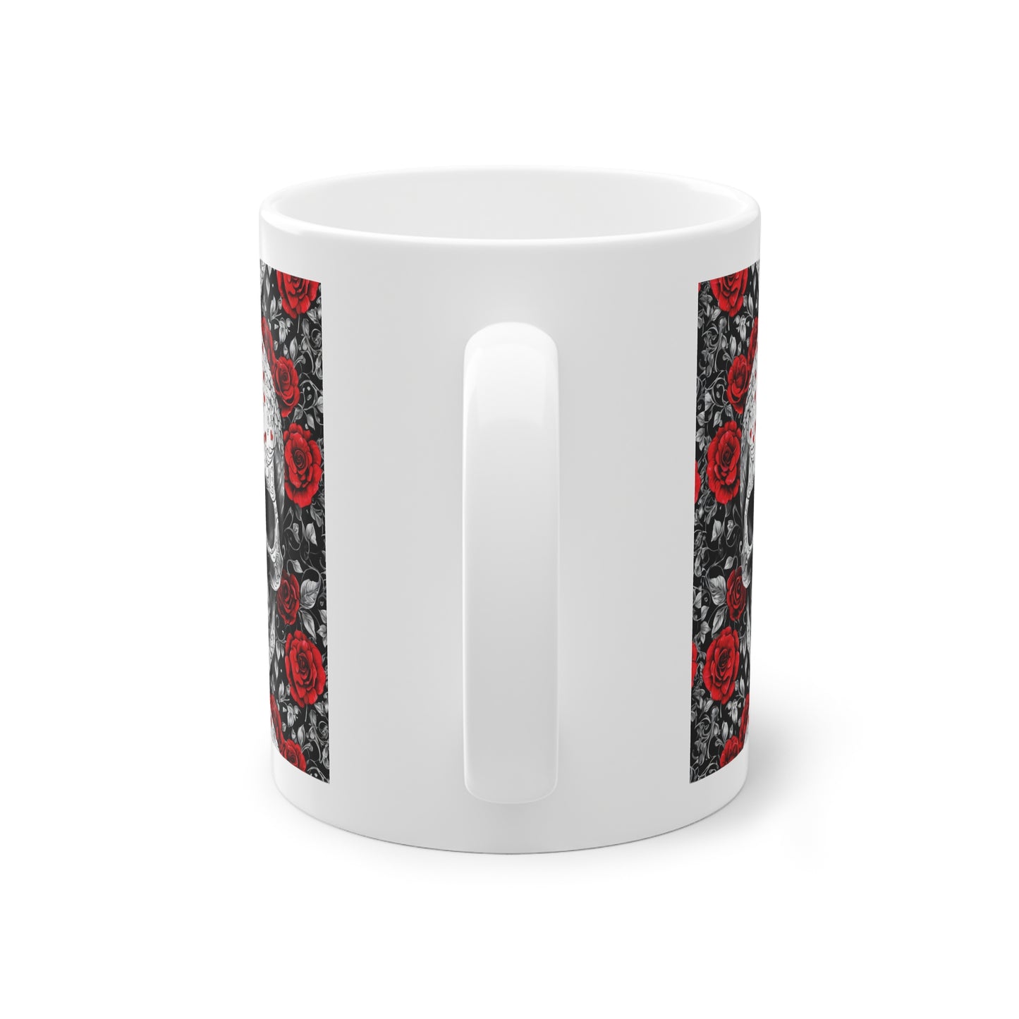 Tasse à cadeau crâne gothique