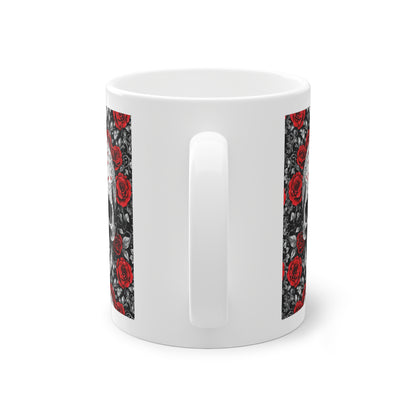 Tasse à cadeau crâne gothique
